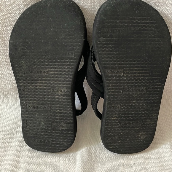 Rainbow Flip Flops with back strap toddler size 9/10 - Picture 6 of 11
